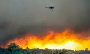 Firefighting crews battle a blaze in Leeuwin-Naturaliste national park in WA.