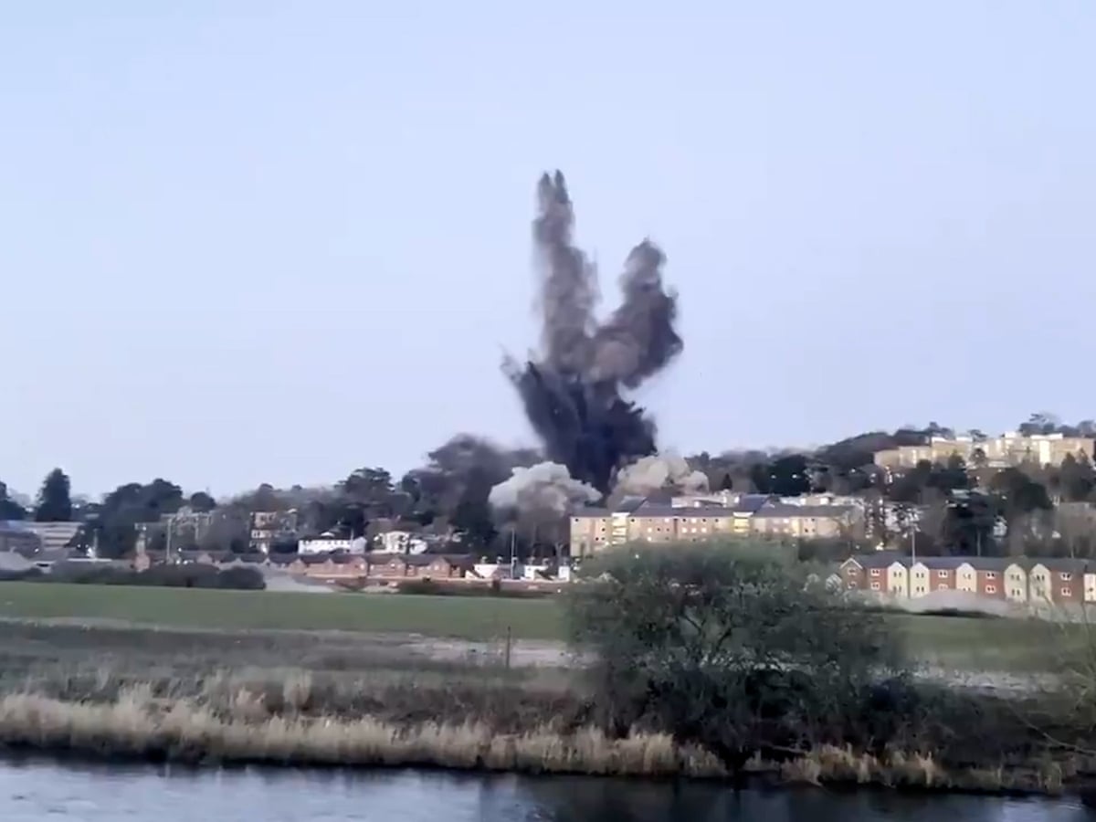 Bombs Exploding In Ww2