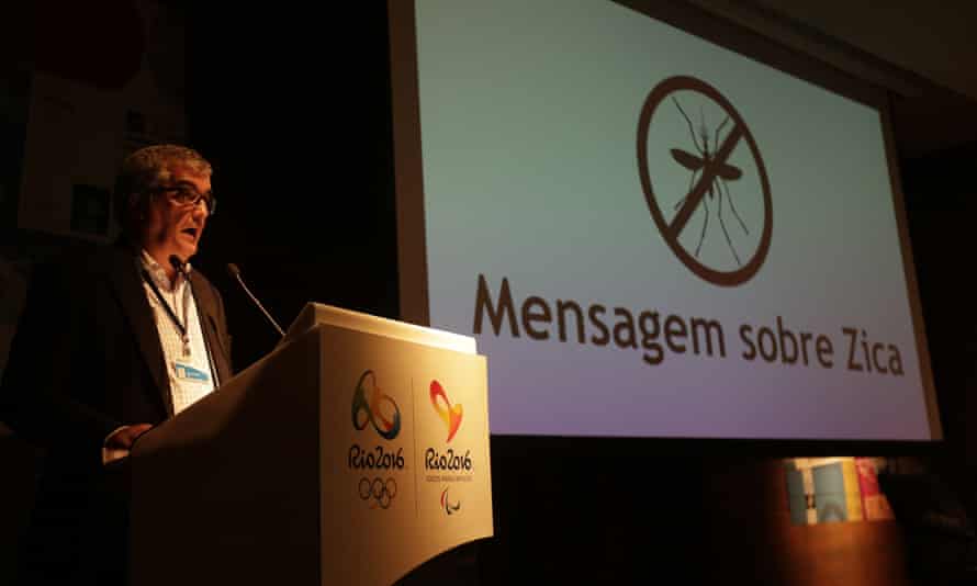 Mario Andrada, spokesperson for the Rio 2016 organising committee, speaks about the Zika outbreak
