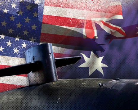 Australia’s challenge is finding a way to indicate opposition to ‘or at least discomfort with’ US actions, without provoking Donald Trump, experts say.Illustration: Guardian design