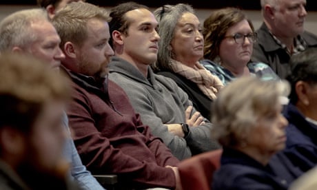 Greg Kelley, center, and his mother, Rosa Kelley, in 2019.