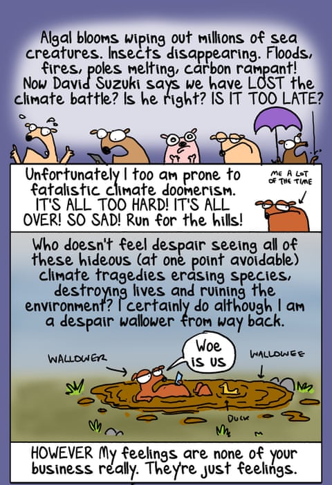 Cartoon by First Dog on the Moon titled Algal Kerfuffle, panel 1