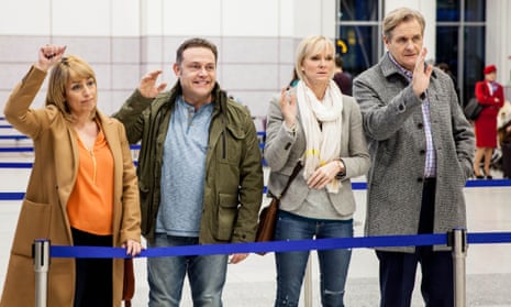 Reunited … from left, Fay Ripley, John Thomson, Hermione Norris and Robert Bathurst in Cold Feet.