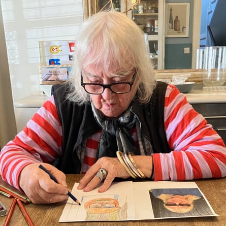 ‘It’s never too late’ … Christine Hazell at work.