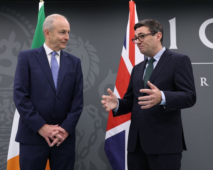 Irish Taoiseach Praises Burnham for Stance on Palestinian Rights Amid Brexit Talks