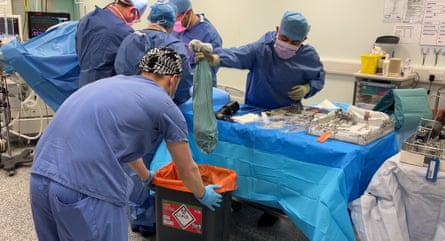 The ‘limb bin’ in Cardiff’s operating theatre