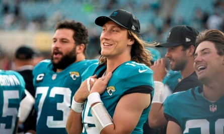 Trevor Lawrence has plenty of reason to be cheerful at the moment.