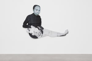 photography essay themes Frida Orupabo, Seated with two hands, 2021