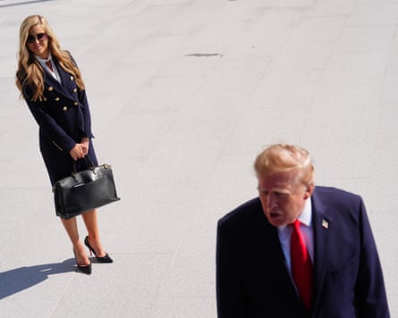 Donald Trump and Katie Zacharia.