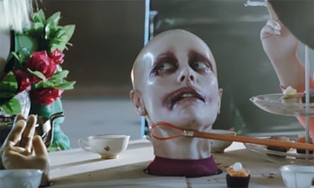 Karin Dreijer in a scene from the video to Fever Ray’s To the Moon and Back