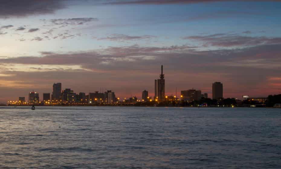 Lagos at sunset.