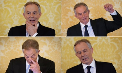 Former Prime Minister, Tony Blair speaks during a press conference at Admiralty House, where responding to the Chilcot report