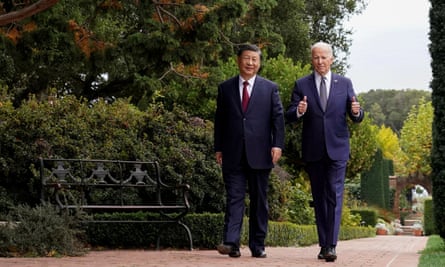 President Joe Biden with China’s President Xi Jinping 
