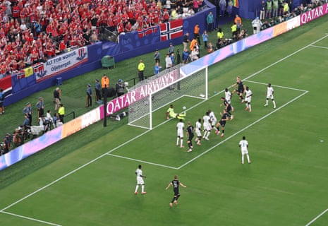 Edouard Mendy makes an early save.