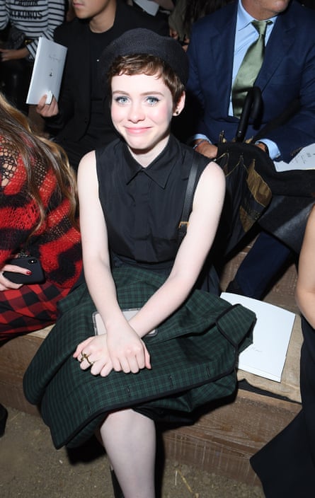Sophia Lillis attends the Christian Dior womenswear spring/summer 2020 show as part of Paris fashion week on 24 September 2019.