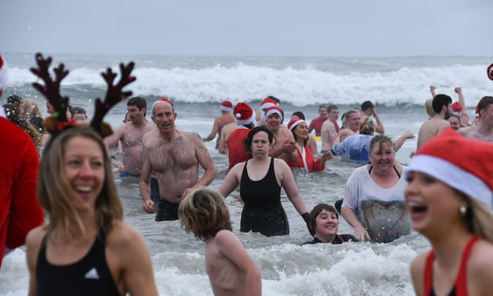 Fancy a festive dip? The best outdoor Christmas swims in the UK | Christmas and New Year holidays | The Guardian