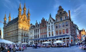 Grote Markt & Town Hall, leuven. belgium
