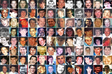 The 96 people killed in the Hillsborough disaster.