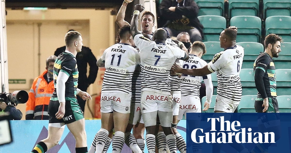 Corderos late Champions Cup try for Bordeaux adds to Northamptons woes