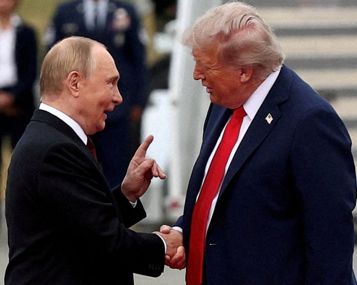 Trump says he will meet Putin in Hungary after ‘productive’ call – live