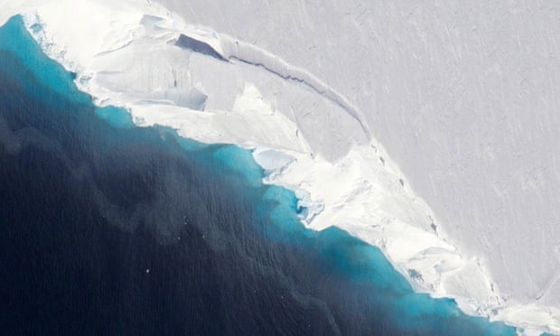 Thwaites glacier in the Antarctic