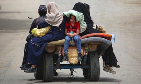 Number of Palestinians fleeing Rafah rises to over 150,000 amid Israeli strikes