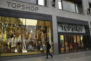 The temporarily closed Topshop flagship store on Oxford Street