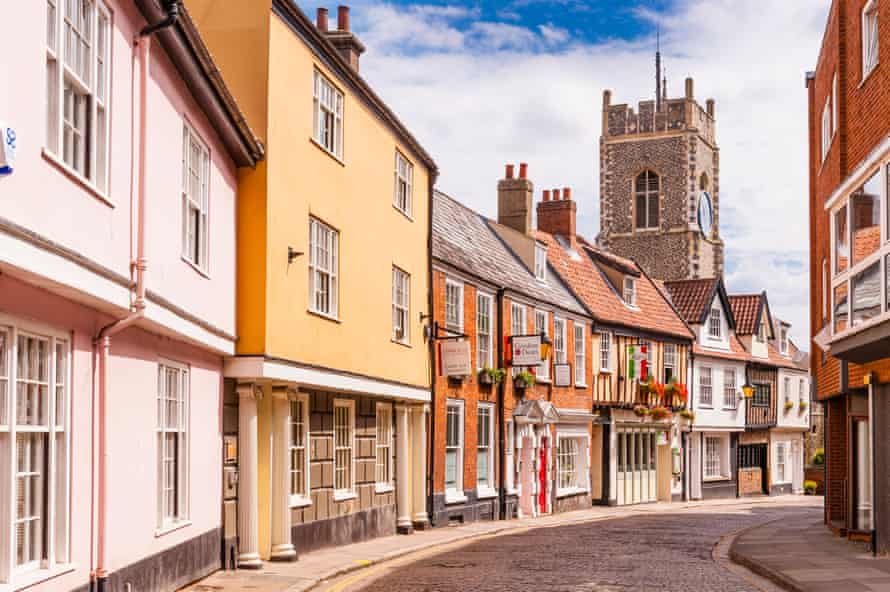 Princes Street in Norwich, Norfolk.