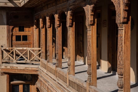 In Murad Khani, Kabul’s old town, 150 houses have been restored and renovated in the original style with elaborate wood carvings.