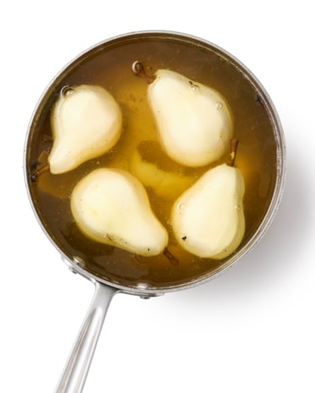 simmer pears