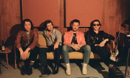 Arctic Monkeys from left: Nick O’Malley, Alex Turner, Matt Helders and Jamie Cook.