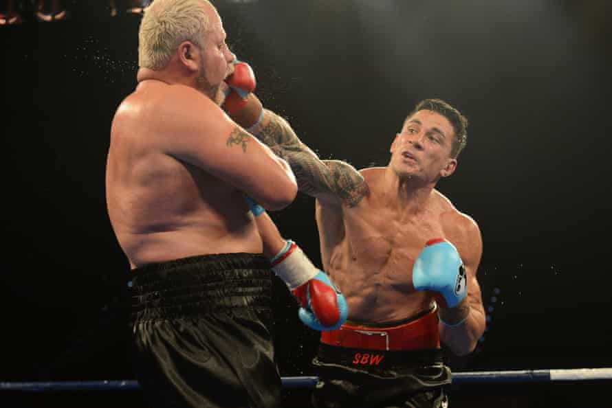 Sonny Bill Williams lands a right on Francois Botha during their WBA heavyweight fight in February 2013. Williams won, in a controversial decision, on points.