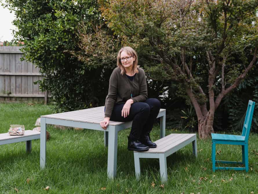 Portrait of author Janine Mikosza at home in Melbourne, Australia.