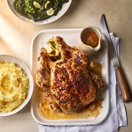 One spicy roast chicken, four brilliant meals – recipes Food