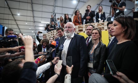 Cop27 on the verge of a “historic milestone” as rich countries give up climate aid to the poor | Cop27 1 European Commission Vice-President in charge of the European Green Deal Frans Timmermans speaking to the press during the conference in Sharm el-Sheikh on November 19.