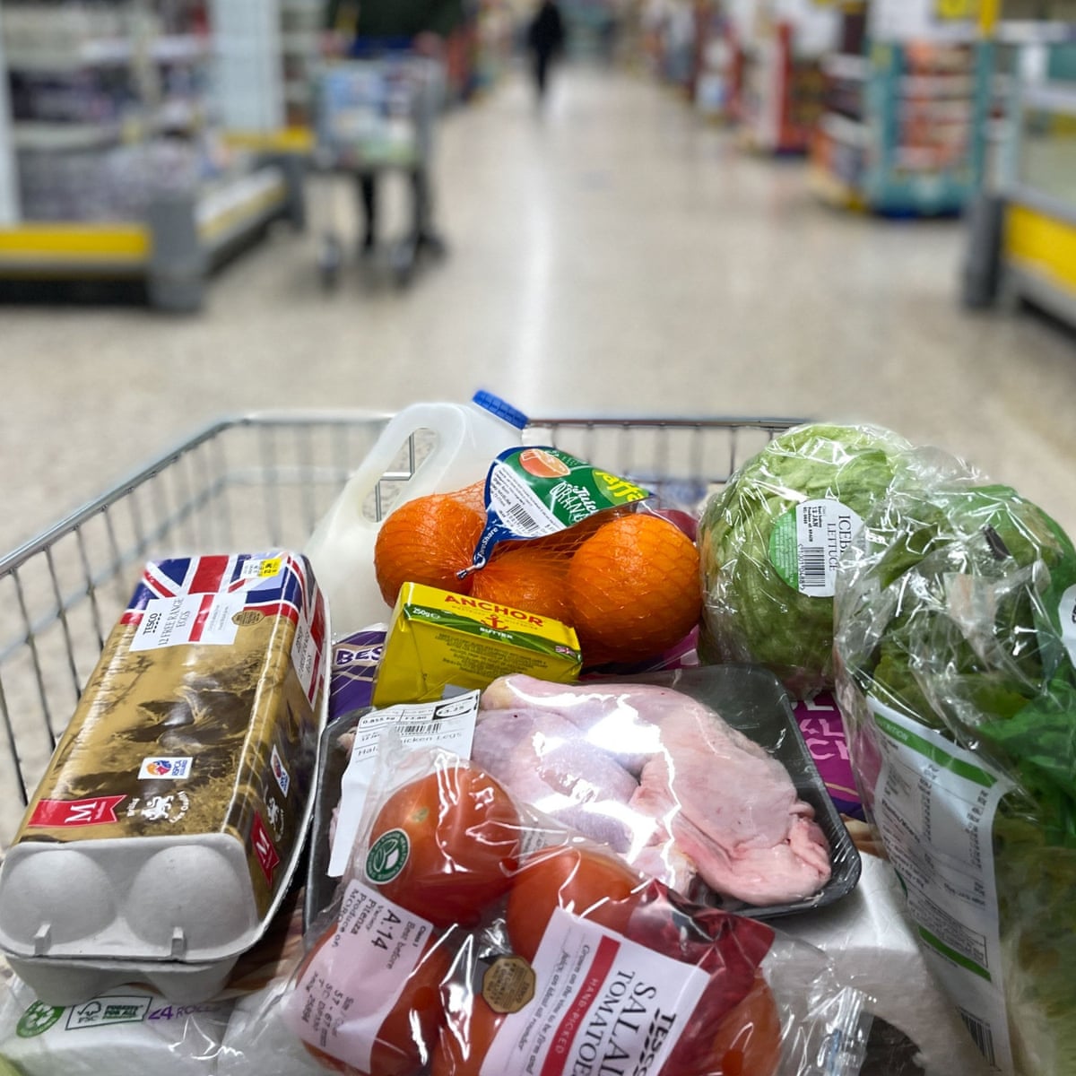 Tesco boss: food inflation has probably peaked but prices will stay high |  Tesco | The Guardian