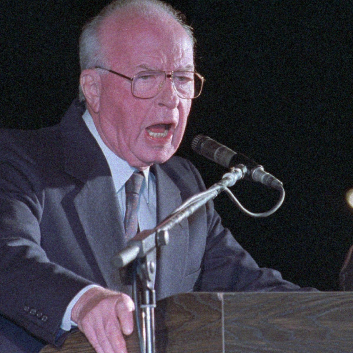 Israel's Yitzhak Rabin assassinated at peace rally - archive, 1995 | Middle East and North Africa | The Guardian