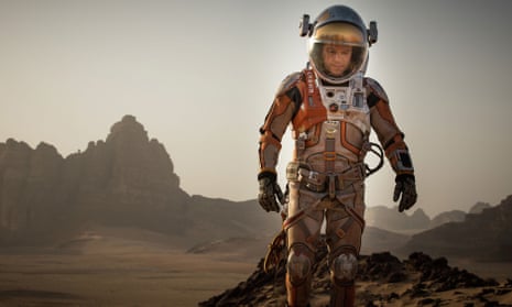 Matt Damon in the film adaptation of Andy Weir’s The Martian.