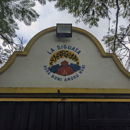 The entrance to La Siguata, a healing centre for women in Honduras