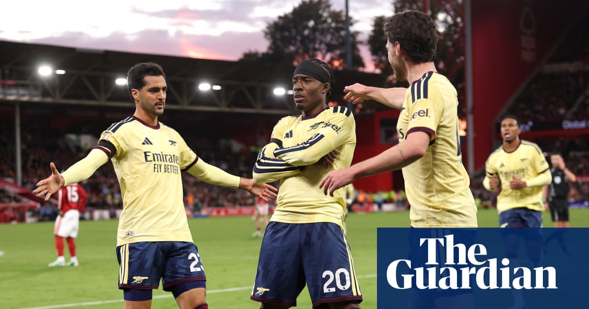 Madueke breaks Nottingham Forest’s resistance as dogged Arsenal edge to victory