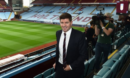 Steven Gerrard promised to entertain and excite fans in the Holte End.