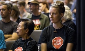 Audience members at a Batman byelection candidates forum in Melbourne on Tuesday.