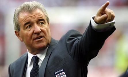 Terry Venables as assistant coach with England