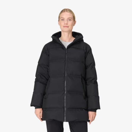 Sweaty Betty Nimbus Mid waterproof jacket.