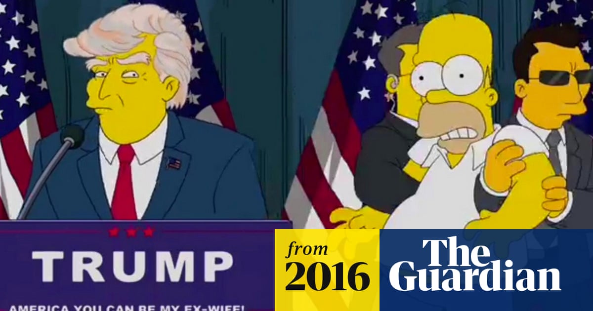 Back to the future: how the Simpsons and others predicted President Trump |  Donald Trump | The Guardian