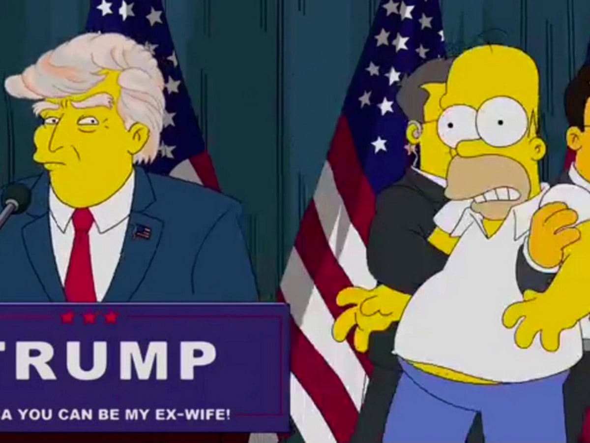 Simpsons Writer Says President Trump Episode Was Warning To Us The Simpsons The Guardian