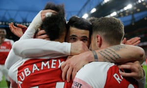 Pierre-Emerick Aubameyang celebrates his decisive penalty.