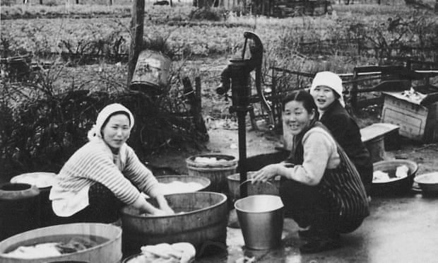 Residents of Utoro after the war