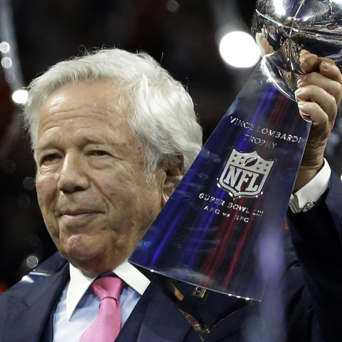 Robert Kraft New England Patriots Owner Charged With Soliciting Prostitution Nfl The Guardian