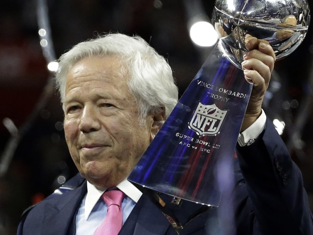 Robert Kraft New England Patriots Owner Charged With Soliciting Prostitution Nfl The Guardian